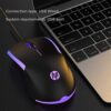 ⁦ماوس ألعاب HP سلكي RGB عالي الأداء مع مستشعر بصري ، 3 أزرار ، 7 ألوان LED للكمبيوتر الدفتري والكمبيوتر المحمول والمكتب والمنزل⁩ - الصورة ⁦6⁩