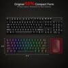 ⁦كيبورد لاسلكية للالعاب K530 دراكون مدمجة بنسبة 60% RGB من ريدراجون، 61 مفتاحا TKL - تناسب بلوتوث 5.0 مع مفاتيح بنية و16.8 مليون اضاءة RGB للكمبيوتر واللاب توب والموبايل⁩ - الصورة ⁦6⁩